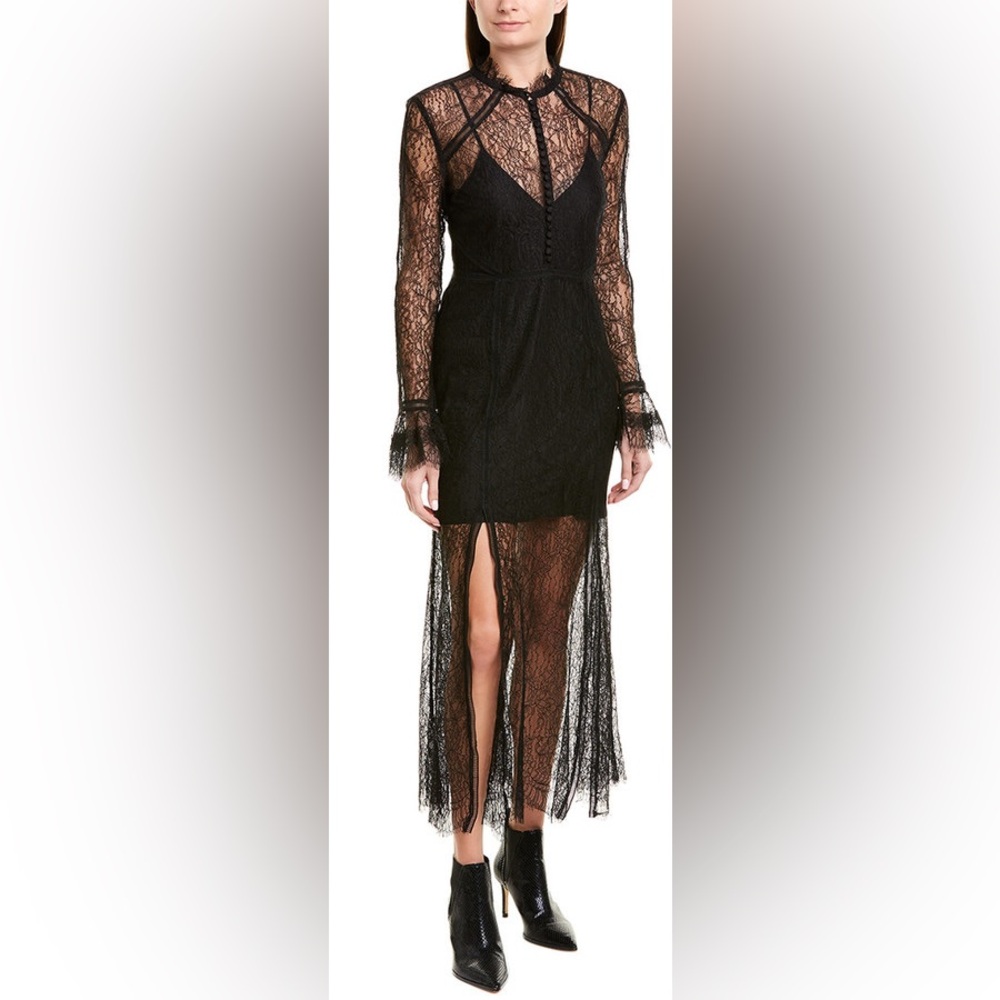Nicholas Black Lace Evening Dress - Picture 5 of 5
